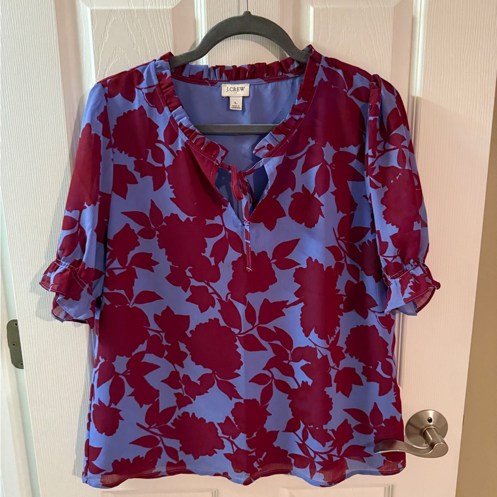 J. Crew Women's Floral Top